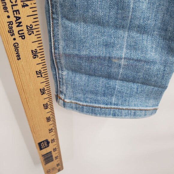 Reformation High Waisted Light Faded Jeans Denim Pants Women Size 30 Faded Wash - Picture 11 of 14